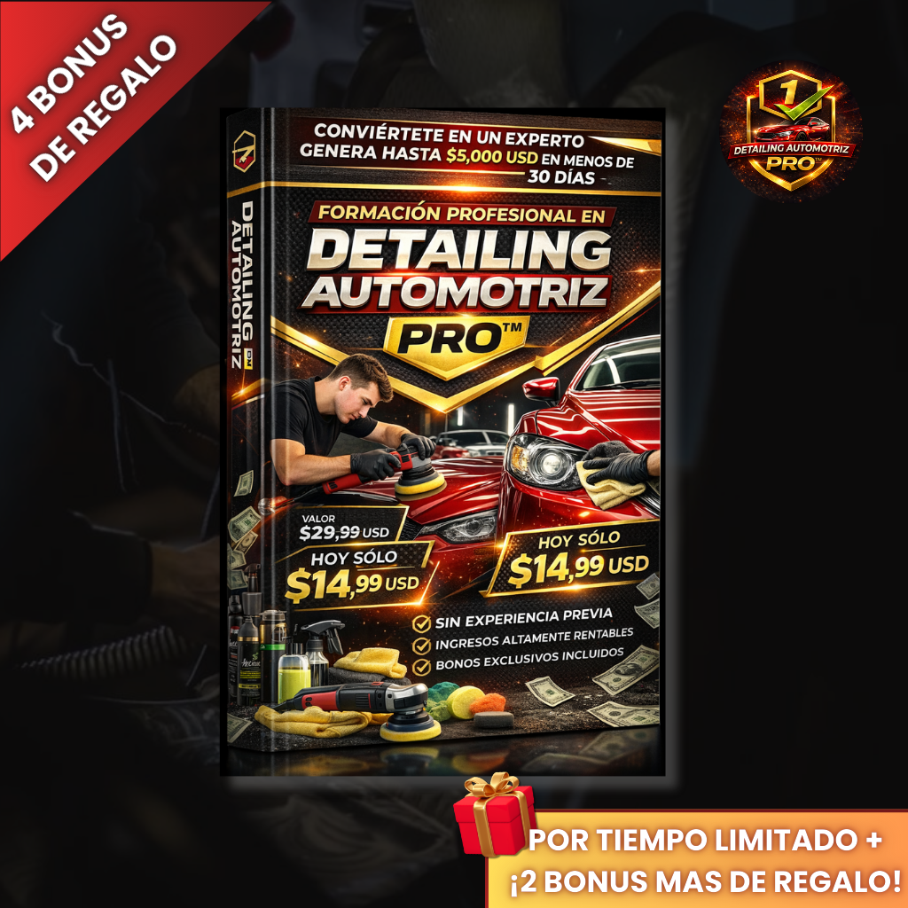 Formación Profesional en Detailing Automotriz Pro™️