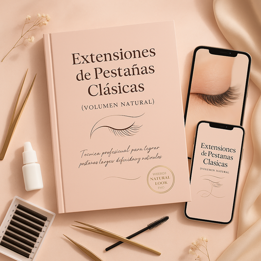 Extensiones de Pestañas Clásicas (Volumen Natural)