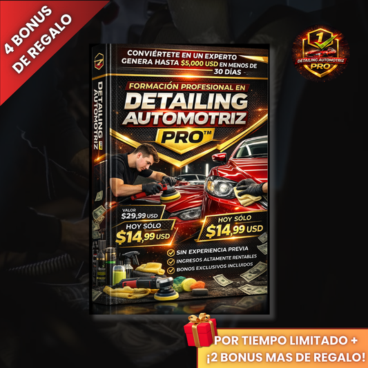 Formación Profesional en Detailing Automotriz Pro™️